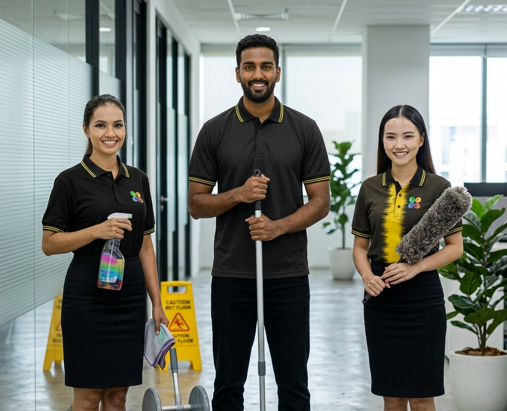 Professional cleaning services team in Malaysia